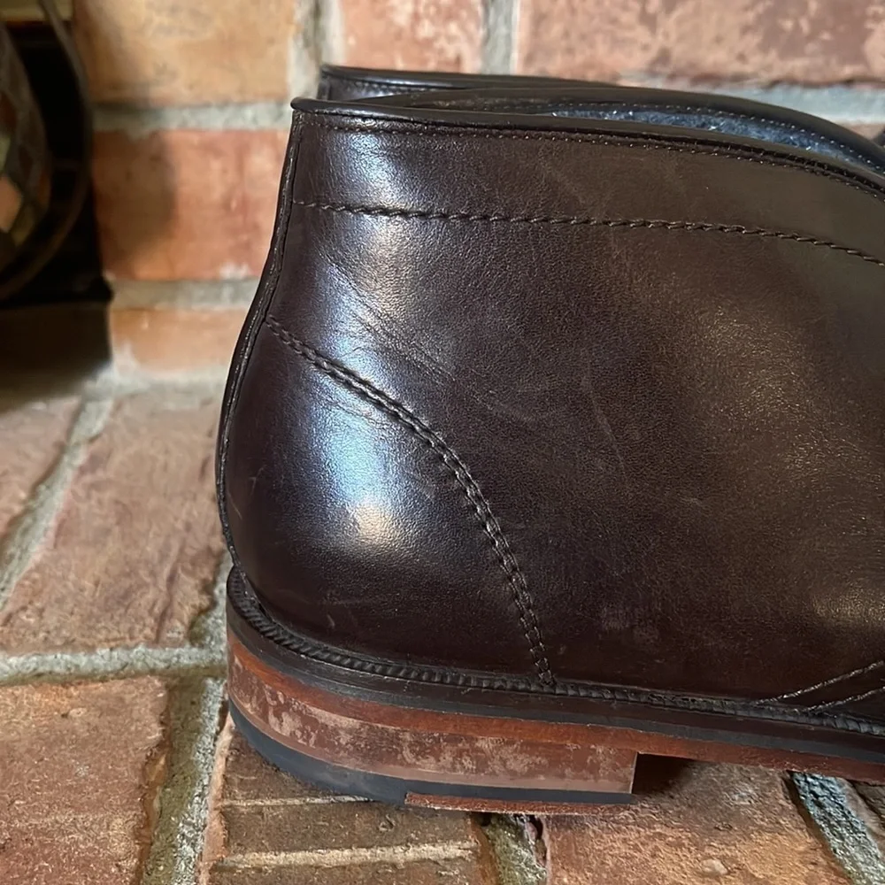 Cole Haan Brown Leather Chukka Boots